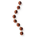 Orange 7.5 Mm Bead Necklaces